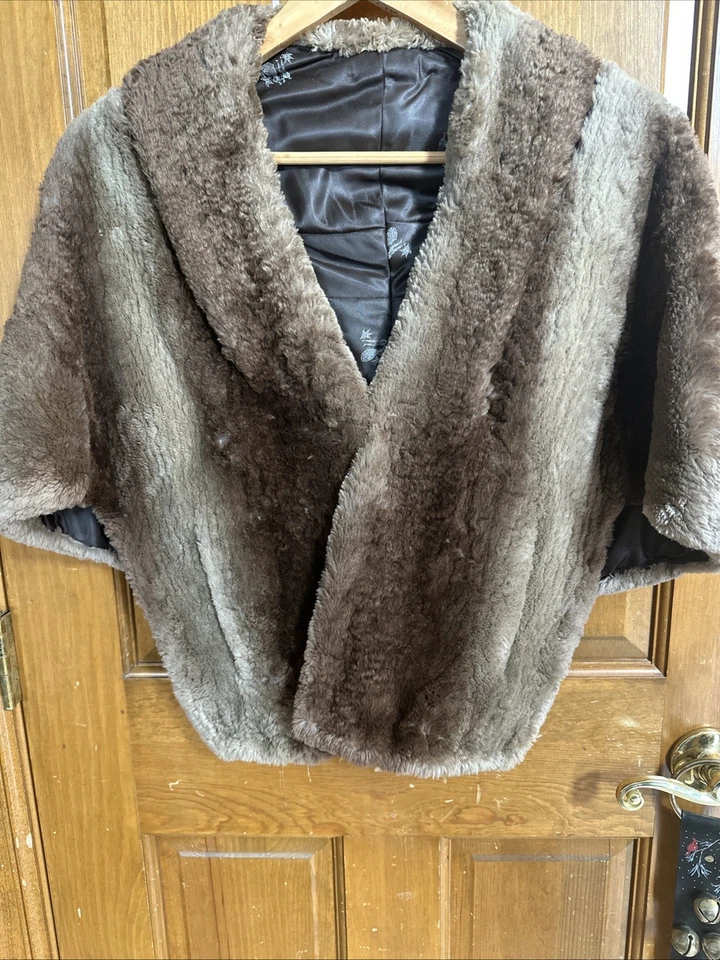 Estola Mouton de piel de oveja vintage Foto 1 de 4