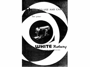 White W659 Sewing Machine Embroidery Serger Owners Manual Reprinted Copy - Picture 1 of 1
