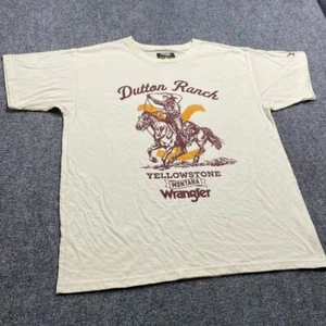Camiseta para mujer Wrangler Yellowstone Dutton Ranch manga corta talla XS - Imagen 1 de 15