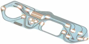 Printed Circuit With Warning Lights 1977-1978 Chevy Nova All Models USA Made - Picture 1 of 4