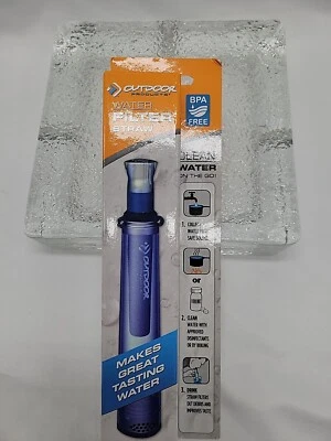 Outdoor Products Water Filter Straw BPA Free NEW in box purifier - Image 1 of 4