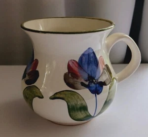 Iden Pottery Rye Mug Small Floral Hand Painted Studio Pottery England - Picture 1 of 5
