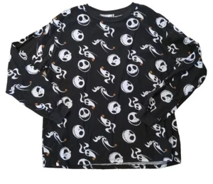 Jack Skeleton Sweatshirt Women's Size 2X Black Plus Disney Pullover Crew Neck - Picture 1 of 5