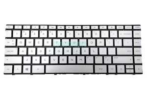 Nuevo teclado retroiluminado plateado HP Spectre X360 13-AE000 13-AE010CA 13-AE011DX EE. UU. - Imagen 1 de 4