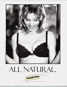 1995 Print ad Wonderbra The One and Only Sexy Model Fashion - Picture 1 of 2