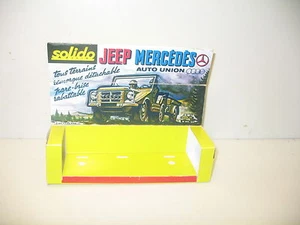 N168, SOLIDO Box Jeep Mercedes Auto Union Military, BT Repro Ref 212 SOLIDO - Picture 1 of 2