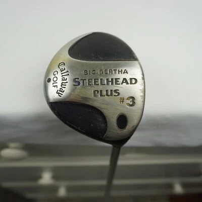 Madera de calle Callaway Big Bertha Steelhead Plus 3 derecha flexión regular buen agarre Foto 1 de 4
