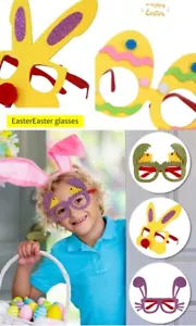 Easter Bunny Glasses Mask Prom Glasses Dress Up Props Glasses Frames Decorations - Picture 1 of 15