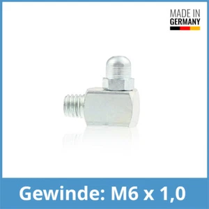 DIN 3402 K3 M6 x 1,0 Stahl verzinkt Kugelschmiernippel Schmiernippel - Picture 1 of 1