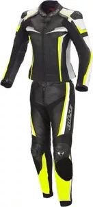 Damen Motorrad Lederkombi 44 - Büse Mille Zweiteiler schwarz-fluogelb - Picture 1 of 3