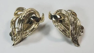 Vintage CORO Ohrclips goldfarben  - Bild 1 von 4
