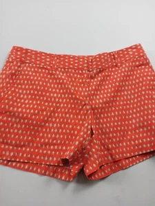 Ann Taylor Loft Shorts Damengröße 4 orange geometrisches Muster Chino  - Bild 1 von 11