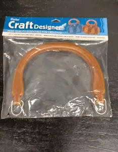 Pair Of New Wood Tone Purse Handles - Picture 1 of 6