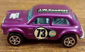 1970's Corgi Juniors Whizzwheels Cooper Mini S 1300 Purple J W Goodliff - Picture 1 of 6