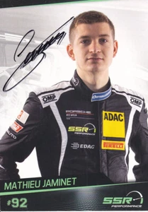 Mathieu JAMINET - Francia, deportes de motor, Porsche, ¡autógrafo original! - Imagen 1 de 1