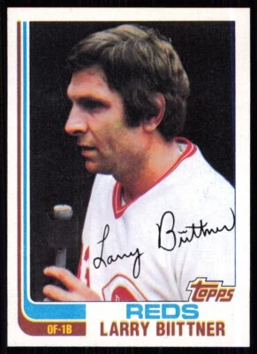 1982 Topps Larry Biittner Cincinnati Reds #159 - Image 1 of 2