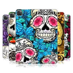 HEAD CASE DESIGNS FLORID OF SKULLS SOFT GEL CASE FOR APPLE SAMSUNG KINDLE - Picture 1 of 12