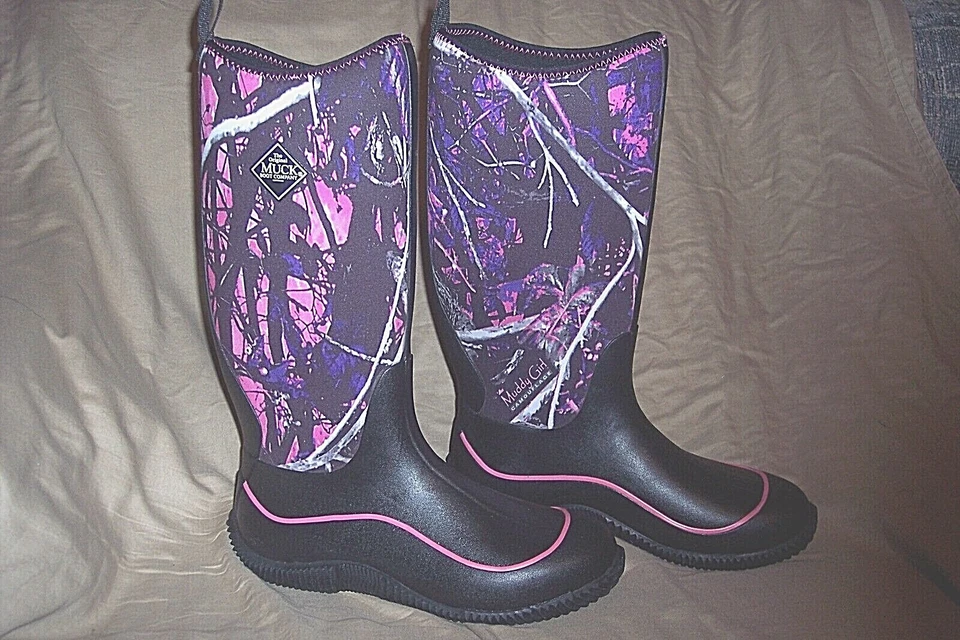 Womens 10 Muck Boots Hale Muddy Girl Camo Boots Waterproof Boots Hunting Fishing - Image 1 of 4