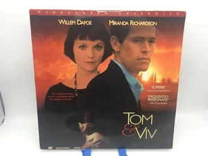 "Tom & Viv" Widescreen Laserdisc LD - Willem Dafoe & Miranda Richardson - Picture 1 of 3
