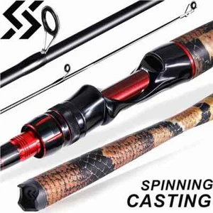 Canna da Pesca in Fibra di Carbonio Canne da Carpa per Pesca Canna da Casting Ultra Leggera e Luccio - Foto 1 di 12