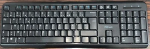 Trust 24084-02 Tastatur & Maus schwarz ✅ ohne USB Dongle DEFEKT ✅ AZERTY LAYOUT✅ - Bild 1 von 3