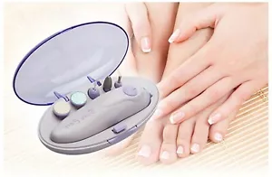 Electric Nail Art Salon Drill File Manicure Tool Pedicure Polish Toe Machine Set - Picture 1 of 6