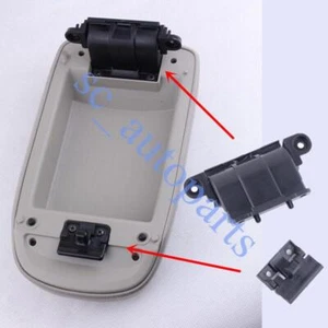 Bisagra reposabrazos tapa de almacenamiento consola central para Toyota Corolla 2009-2013 + pestillo de bloqueo - Imagen 1 de 6