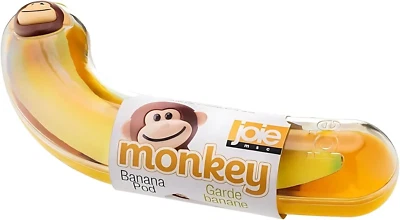 Contenedor de almacenamiento Monkey Banana Pod, soporte duradero para loncheras y mochila Foto 1 de 4