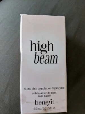 Benefit Cosmetics High Beam Liquid Face Pink Highlighter 6 ml 0.2 US fl Oz NIB - Image 1 of 3