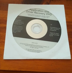 HP Application and Driver Recovery DVD 2004 - Picture 1 of 4