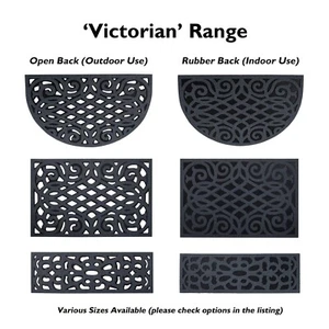 Stylish ECO Door Mats Victorian Range Welcome Floor Mats for Indoor Outdoor Use - Picture 1 of 13