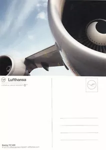 Lufthansa Boeing 747-400 Postcard unused (05783) - Bild 1 von 1