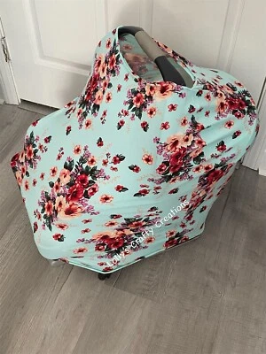 Nursing Breastfeeding Privacy Cover Baby Kids Car Seat Canopy Grocery Cart Cover - Image 1 of 2