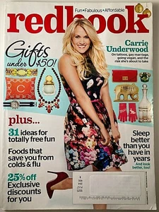 CARRIE UNDERWOOD December 2013 REDBOOK Magazine  - Picture 1 of 1