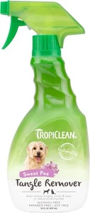 TropiClean Dog Detangler Spray Dematting, Leave in Conditioner, Perfect for Dood - Picture 1 of 3