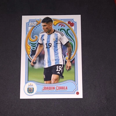2023 Topps Argentina Fileteado Joaquin Correa #27 Inter Milan Marseille Lazio - Image 1 of 2