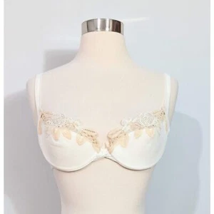 La Perla Glamour Off White/Taupe Embroidered Bra - Picture 1 of 5