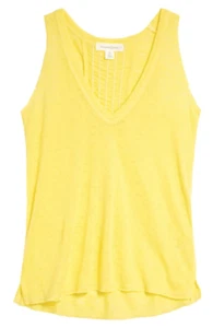 Treasure and Bond Tanktop gelb mit Rüschen hinten Größe XS - Bild 1 von 8