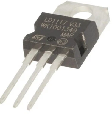 10 x LD1117 LD1117AV33 3.3V TO-220 Voltage Regulator 1.2A STMicroelectronics - Image 1 of 4