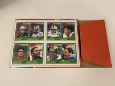 1988 Topps Football Wax Box Bottom Panel P NM