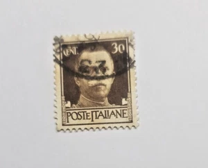POSTE ITALIANE- 1 FRANCOBOLLO - CENT. 30 -REGNO -VITT. EMANUELE III -RARO -4+ - Imagen 1 de 1
