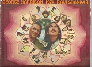 GEORGE HARRISON-RAVI SHANKAR 1974 TOUR PROGRAM - Picture 1 of 3