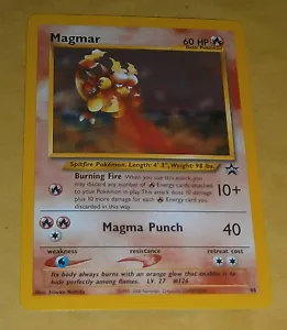 VINTAGE POKEMON BLACK STAR PROMO-KARTE - #44 MAGMAR (WOTC) NM - Bild 1 von 1