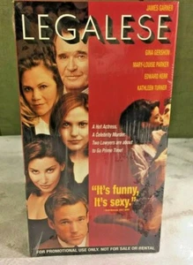 VHS Promotion Screening Cassette Legalese James Garner New Sealed - Picture 1 of 3