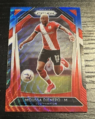 2020-21 Panini Prizm Premier League Moussa Djenepo Red White & Blue Prizm - Image 1 of 2