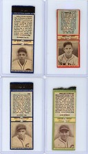 1935-36 Vintage Diamond Match Co. (7) Baseball  Matchbook Covers - MELVIN OTT