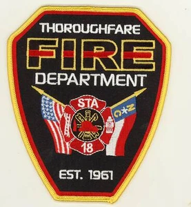 North Carolina Thoroughfare Fire Dept Station 18 Patch - Bild 1 von 1