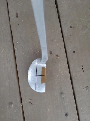 Eixo quadrado de alumínio Otey Crisman Selma ALA 74 ABT inserção de latão putter 35" RARO - Imagem 1 de 4