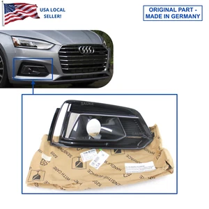 OEM front bumper Right side grille insert trim with radar for 2018- 19 A5 base - Imagen 1 de 7