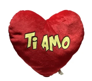 SAN VALENTINO AMORE CUORE PELUCHE TI AMO 35 CM APPENDIBILE SCRITTA FLUORESCENTE - Picture 1 of 1